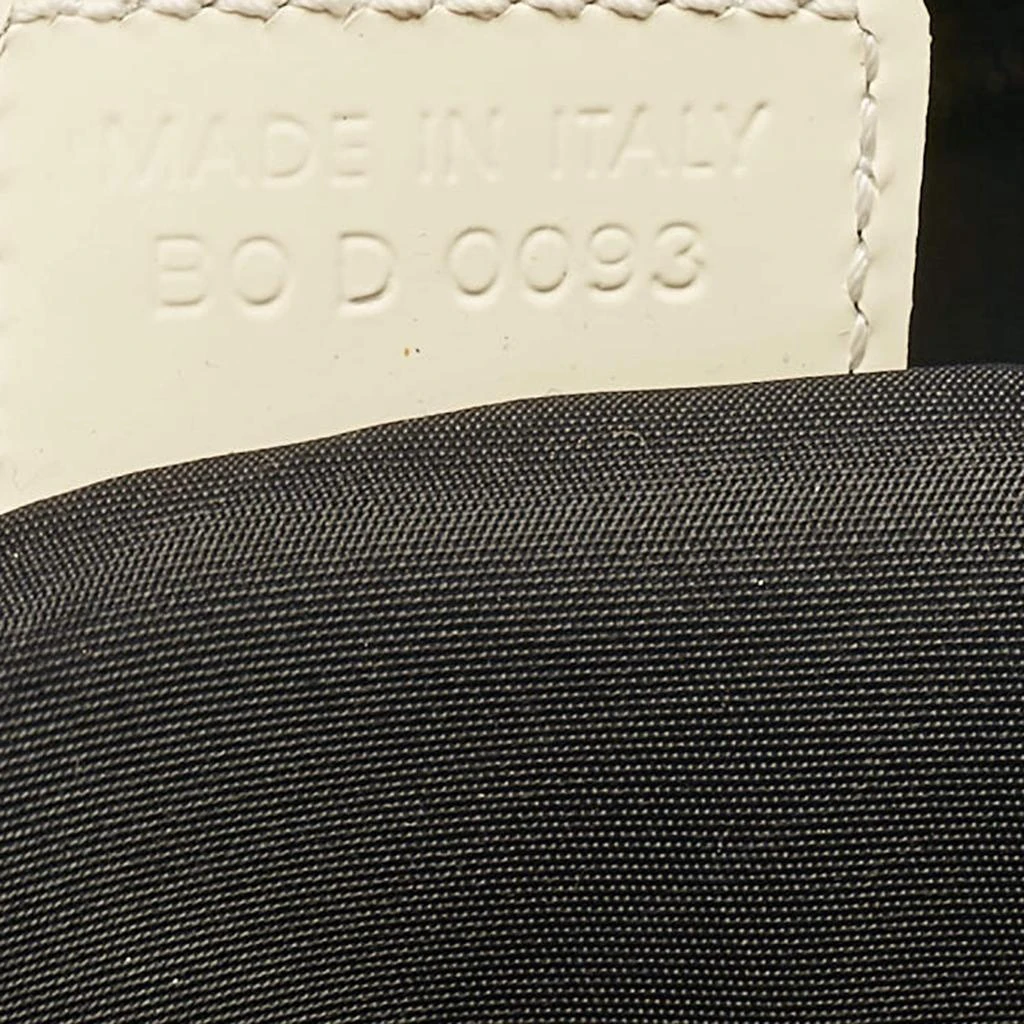 Dior Dior Black Diorissimo Coated Canvas and Patent Leather Girly Boston Bag 12