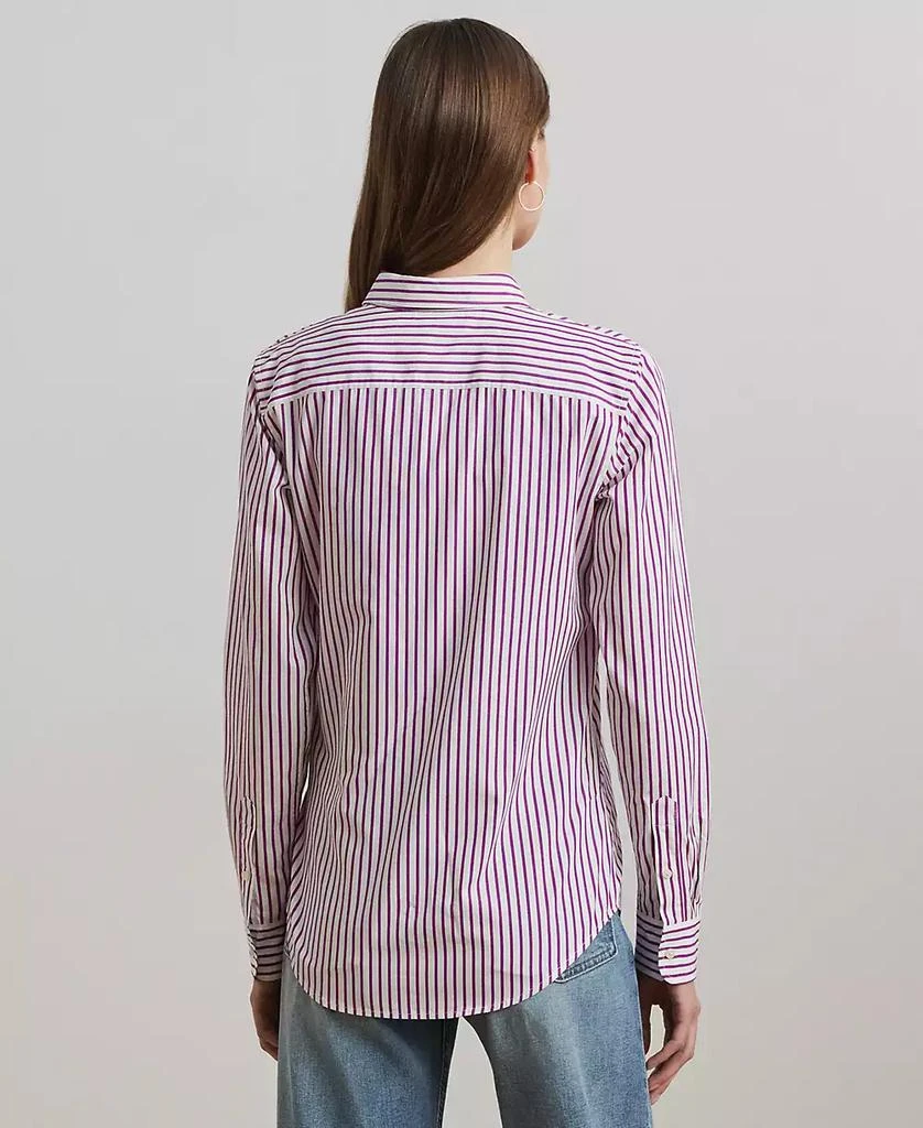 Ralph Lauren Women's Classic-Fit Striped Broadcloth Shirt, PXS- 4