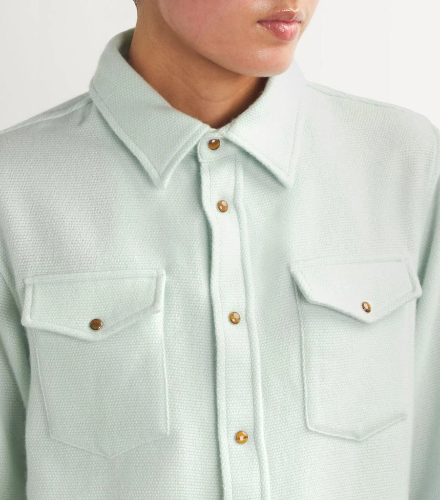 GOD'S TRUE CASHMERE Unisex Cashmere and Tiger Eye Shirt 9