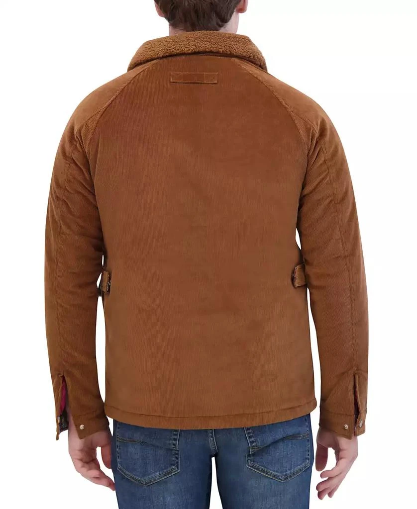 Robert Graham Men's Corduroy Chore Jacket with Sherpa Collar 2