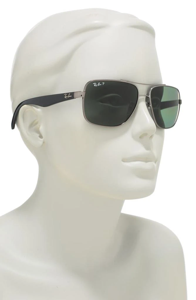 Ray-Ban 60mm C-DBL Navigator Sunglasses 3