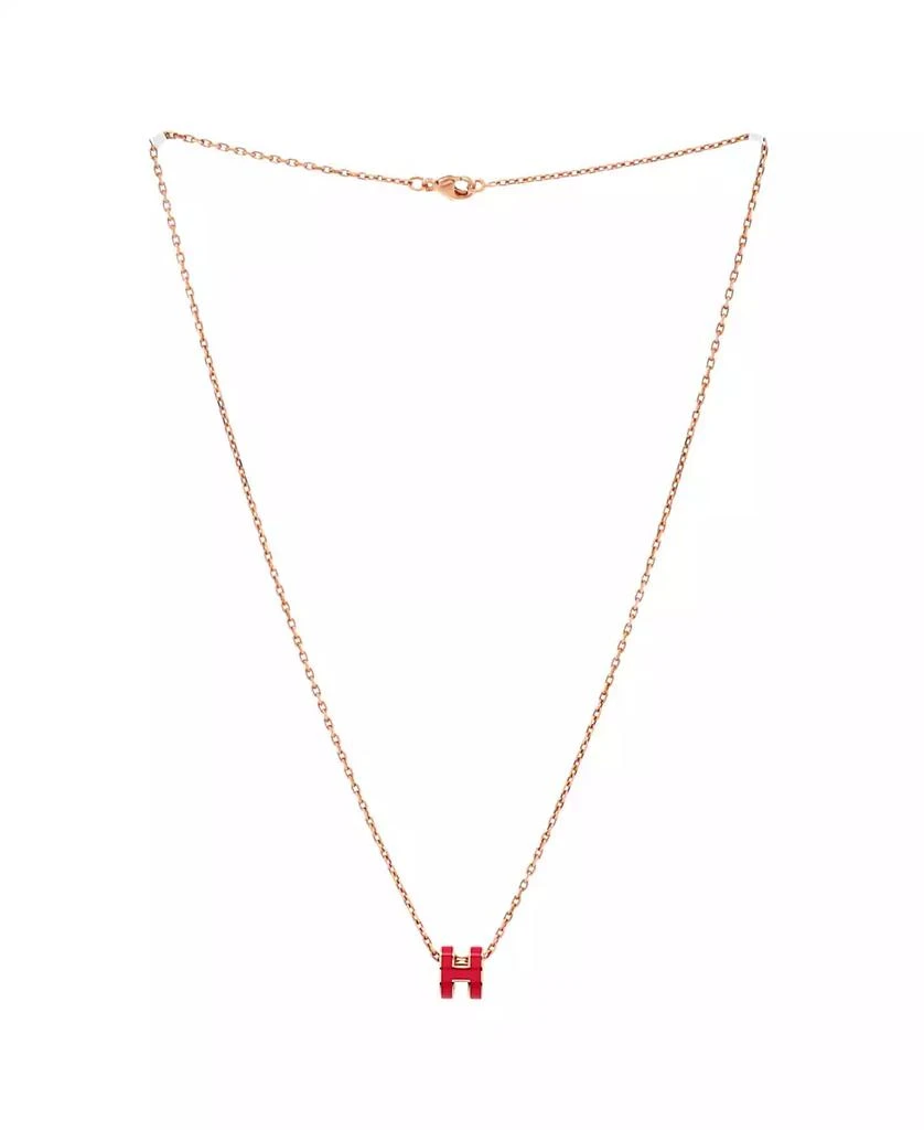 Pre-Owned HERMÉS Pre-Owned HERMES Pop H Pendant Chain Necklace 2