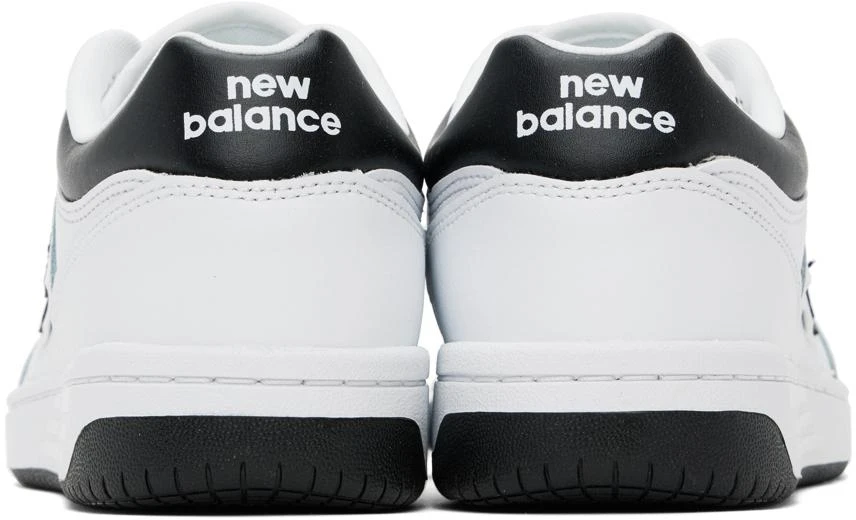New Balance White & Black 480 Sneakers 2