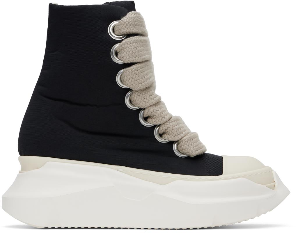 Rick Owens Black Porterville Jumbo Laced Abstract Sneakers