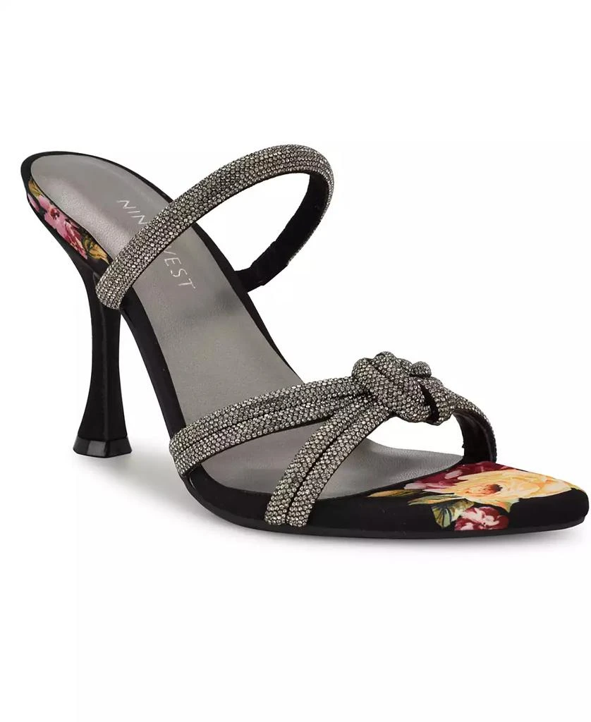 Nine West Macys Block Heel Sandals Women's Unela Slip-On Dress