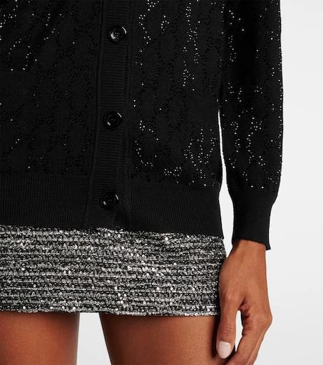 Gucci GG Crystal wool cardigan 5