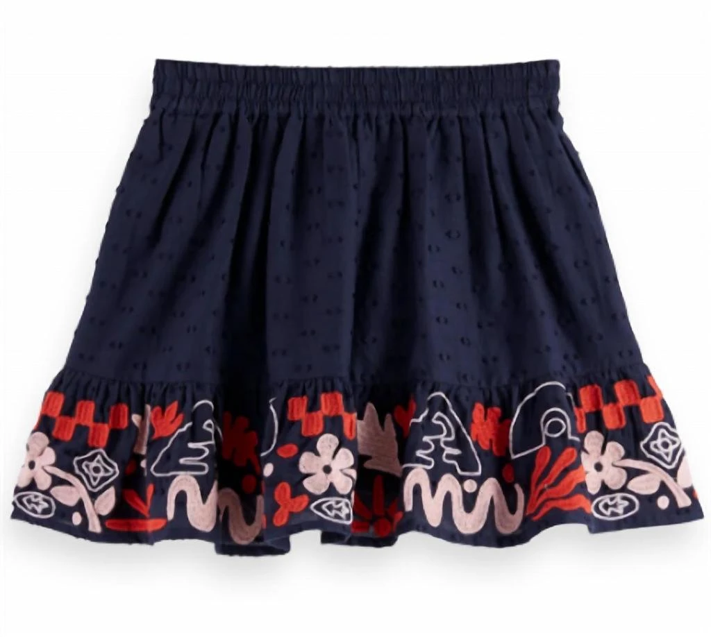 Scotch 
Soda Scotch 
Soda - Girl
s Jacquard Embroidered Skirt 3