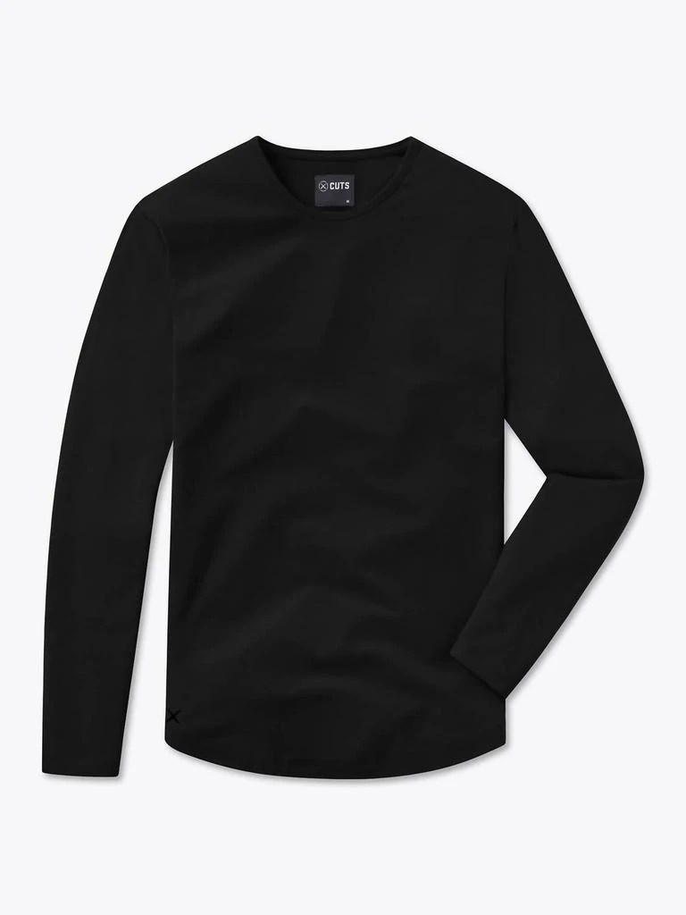 CUTS Cuts - Ao Long Sleeve Curve-hem Tee 3