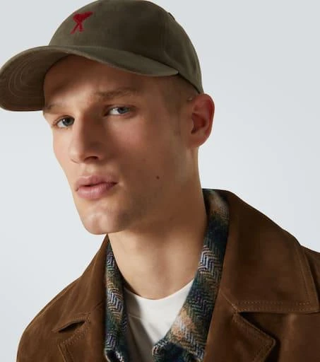 AMI Ami De Cœur cotton gabardine baseball cap 3