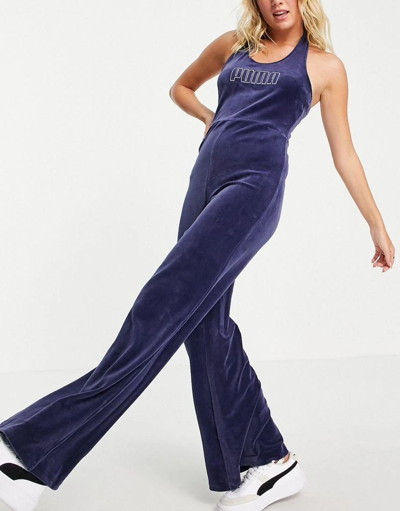 Puma Puma Icons 2.0 fashion jumpsuit in navy - exclusive to ASOS 4