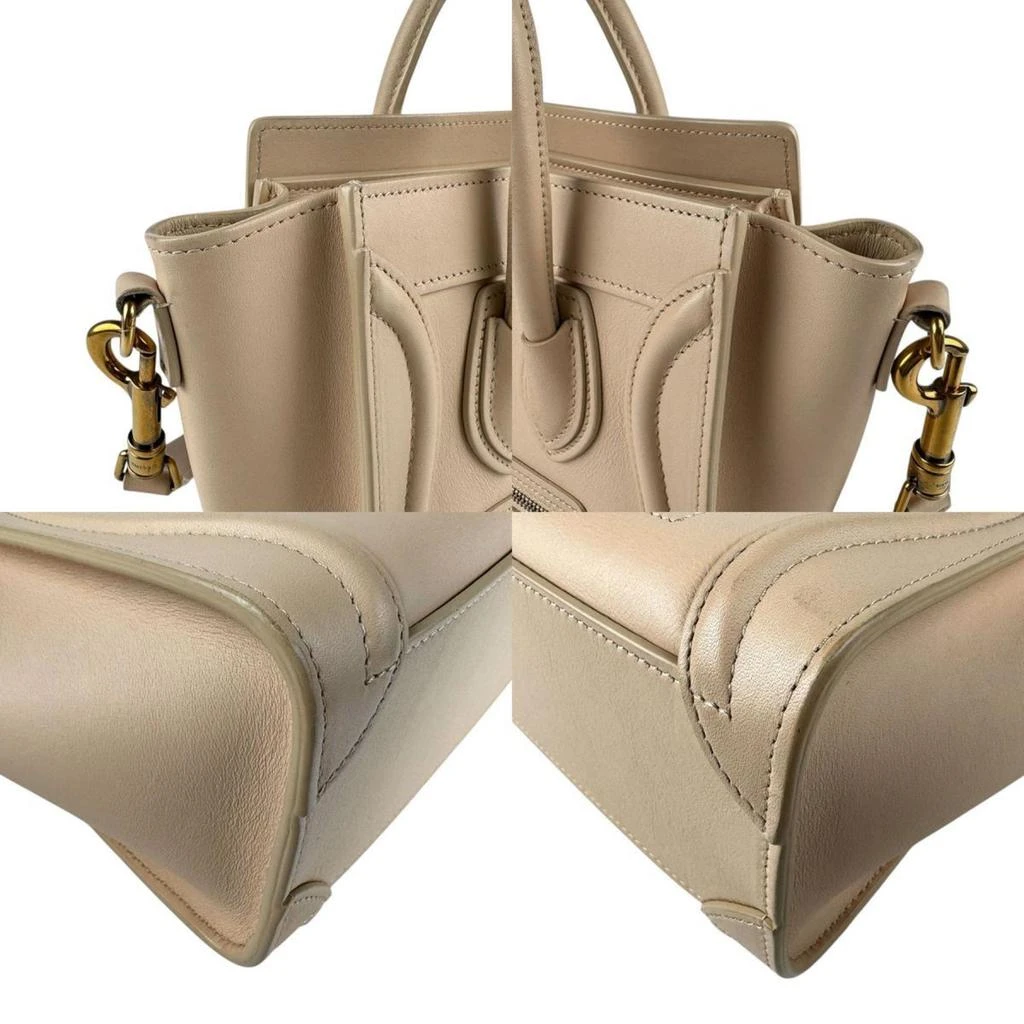 Celine Leather Handbag Shoulder Bag (Pre-Owned) 3