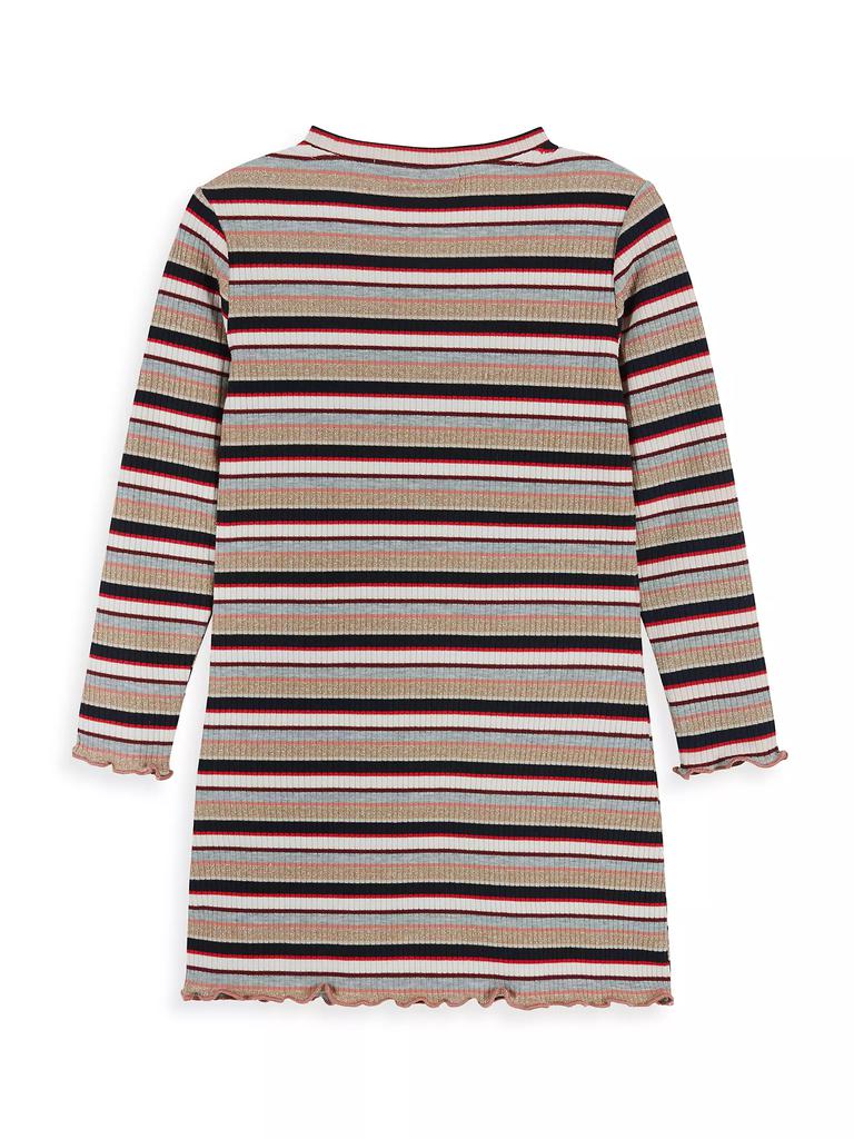 Andy & Evan Little Girl's Striped Rib-Knit Dress