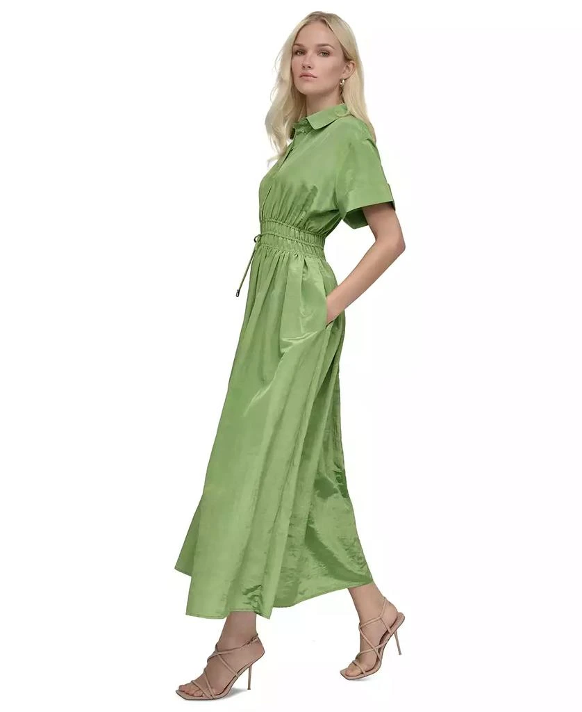 Petite Textured Drawstring-Waist Shirtdress  On Sale Now with Up to 64%  Off | Discover Exclusive Deals & Savings at BeyondStyle  Authentic DKNY  dress|women's fashion, shoes & accessories|dresses with Limited-Time  Discounts,