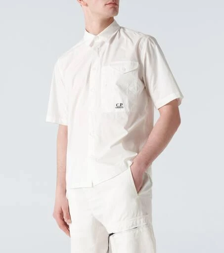 C.P. Company Logo cotton poplin shirt 3
