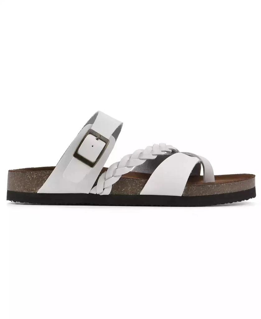 White Mountain Women's Hazy Footbed Sandals 6