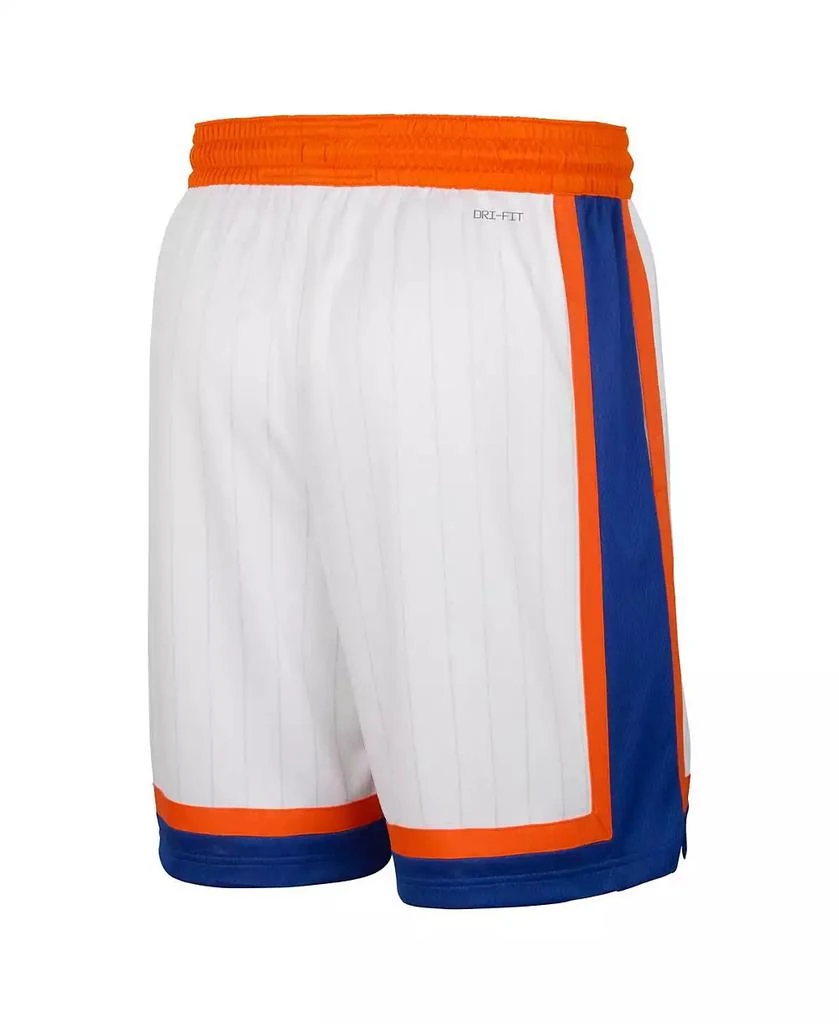 NIKE Men's White New York Knicks 2024/25 City Edition Swingman Shorts 2