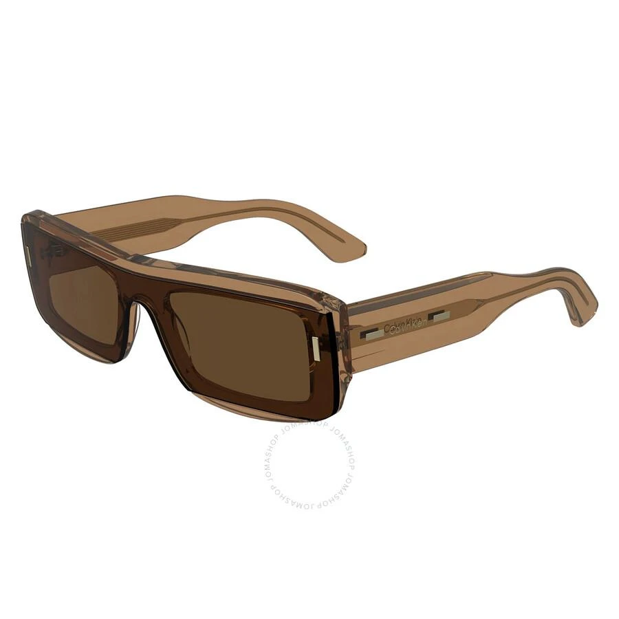 Calvin Klein Light Brown Rectangular Unisex Sunglasses CK24503S 278 51 1