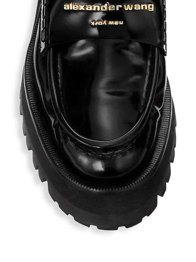 Alexander Wang Carter Box Leather Lug Loafers 4