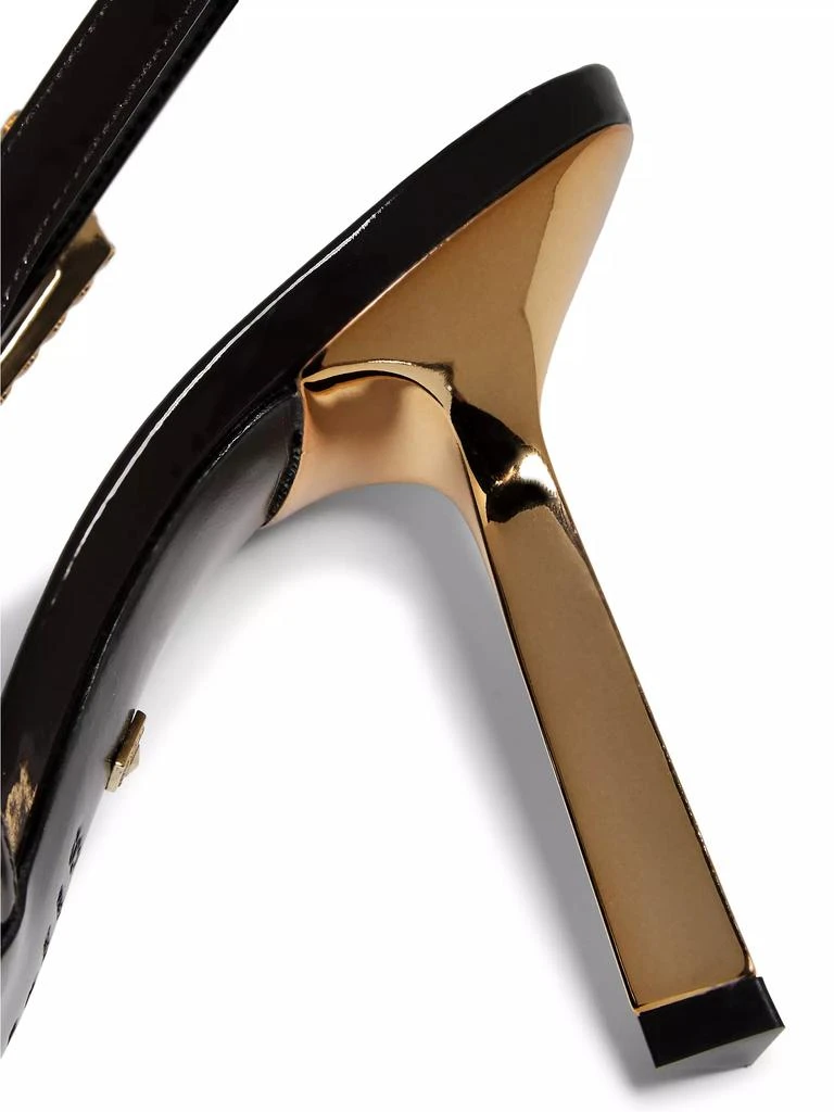 Schutz Ciara 100MM Patent Leather Slingback Pumps 6