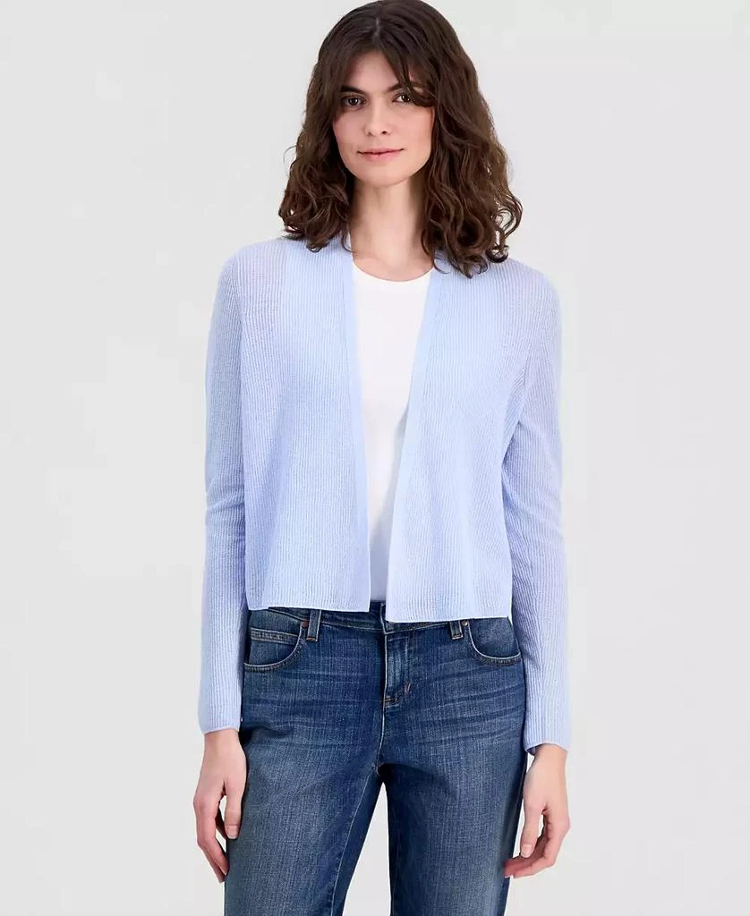Eileen Fisher Women
s Linen Cotton Open-Front Cardigan