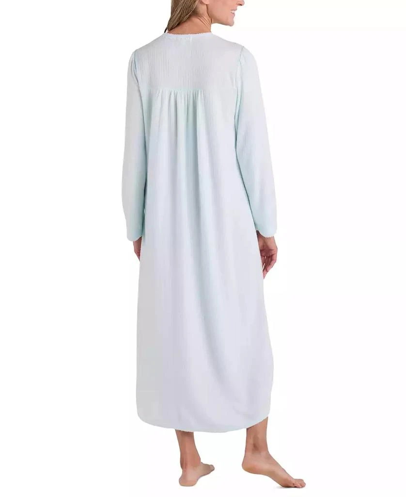 Miss Elaine Women's Paisley-Print Lace-Trim Nightgown 2
