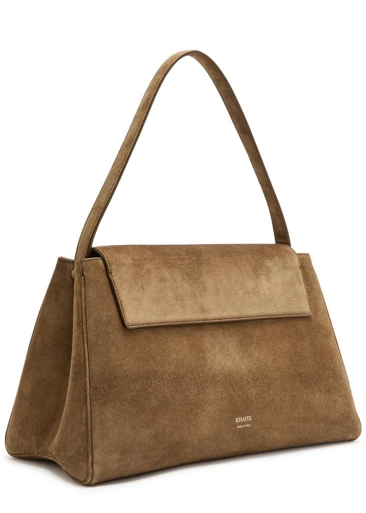 Khaite Audrey suede top handle bag 2