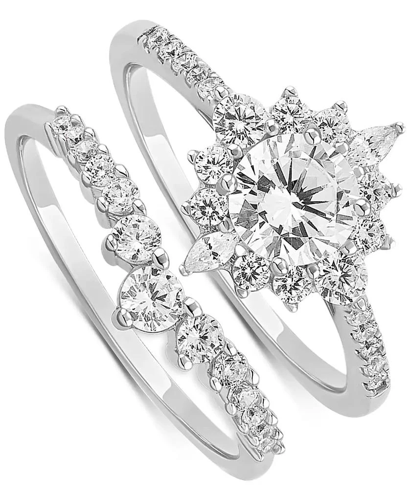 Giani Bernini 2-Pc. Set Cubic Zirconia Bridal Set in Sterling Silver, Exclusively at Macy's 2