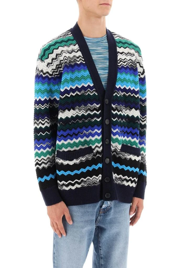 Missoni Missoni Zig-Zag Knitted Button-Up Cardigan 2