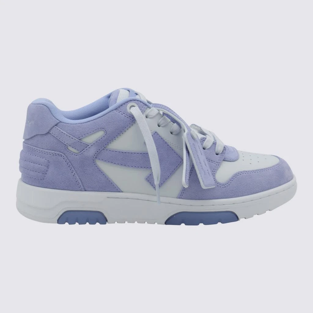 Off-White Light Blue Leather Out Of Office Sneakers 1