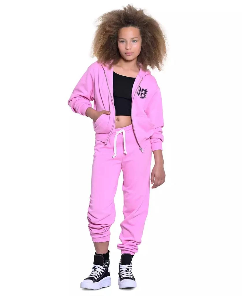 With Jules Big Girls Graphic Full-Zip Hoodie Sweatshirt 2