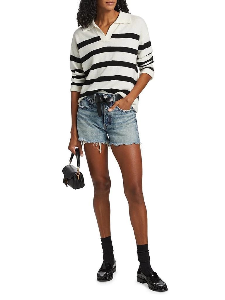 MOUSSY VINTAGE Douglaston Mid-Rise Denim Shorts 2