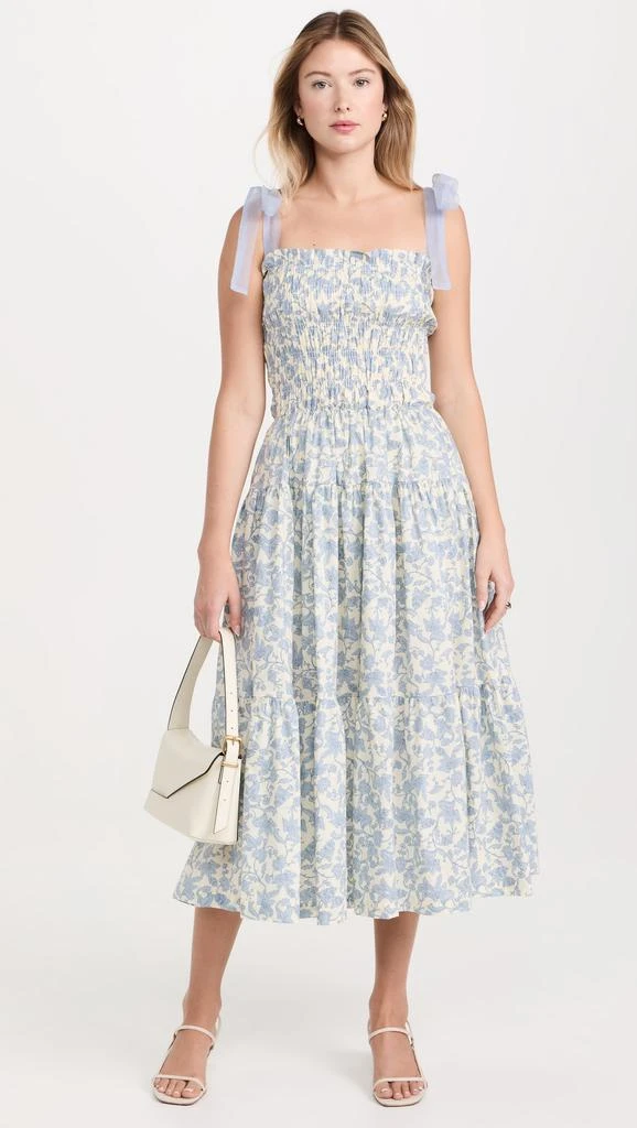 En Saison Egret Midi Dress 4