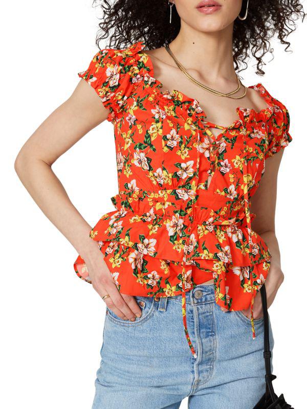 MARISSA WEBB Magnolia Ruffle Blouse