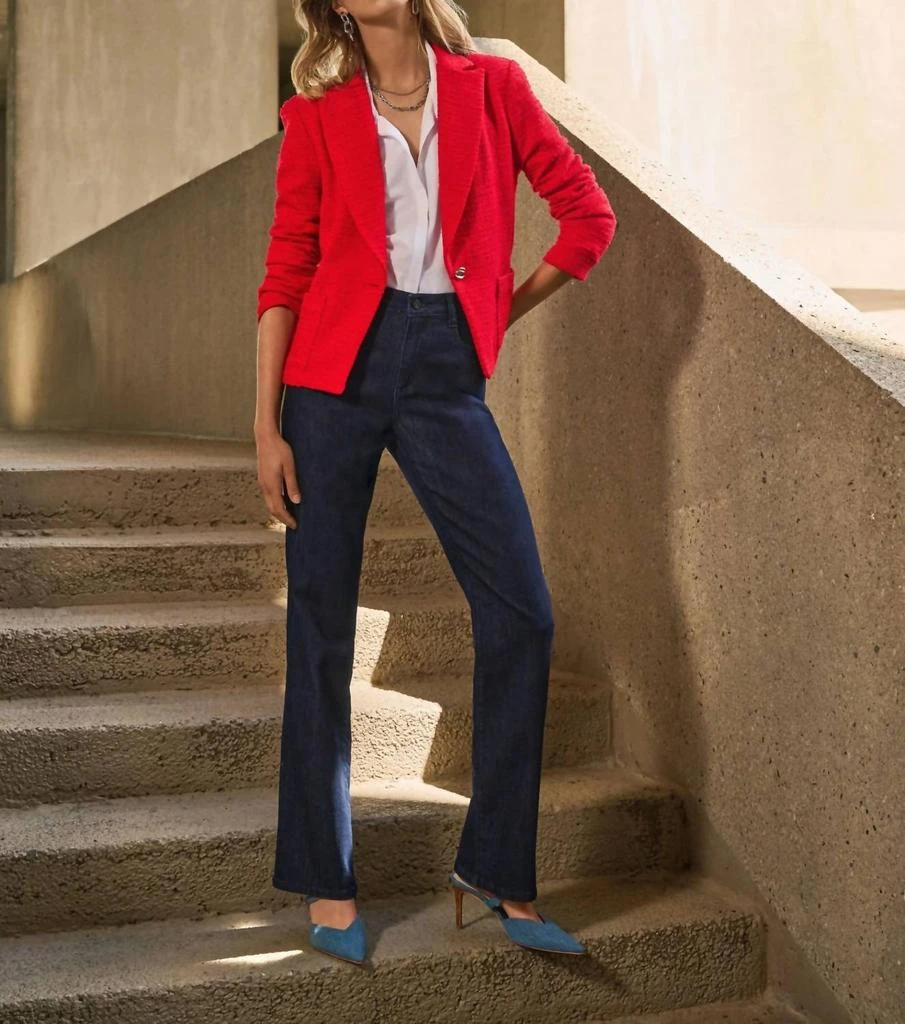 JOSEPH RIBKOFF Joseph Ribkoff - Fitted Bouclé Blazer Jacket 4