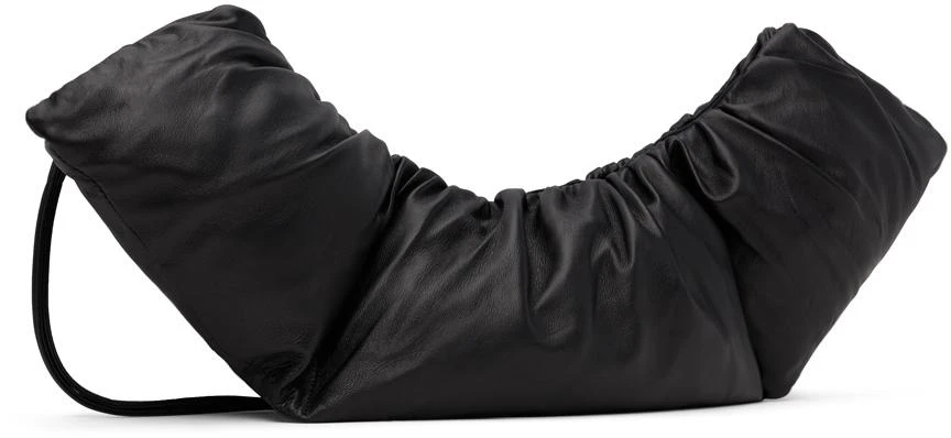 AMOMENTO Black Shirring Bag 3