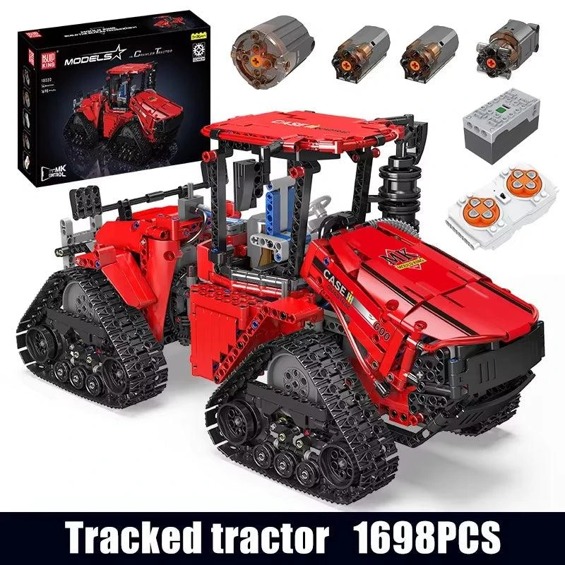 MOULD KING Mould King 18020 Technical Car Toys APP RC MOC-35270 Pneumatic Crawler Tractor Building Block Set - Ideal Christmas Gift for Kids
