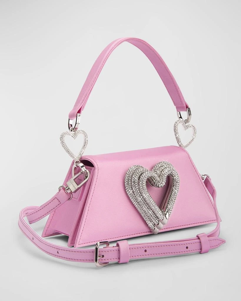 Mach & Mach Samantha Mini Triple Heart Top-Handle Bag 6