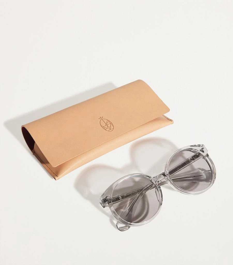 Jacques Marie Mage Acetate Round Factory Sunglasses 4