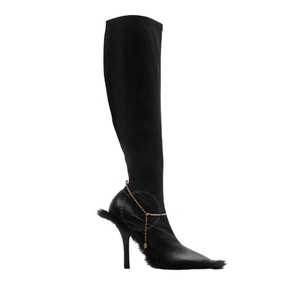 Burberry Burberry Leather Slinky Legging High Boots, Brand Size 39 ( US Size 9 ) 1