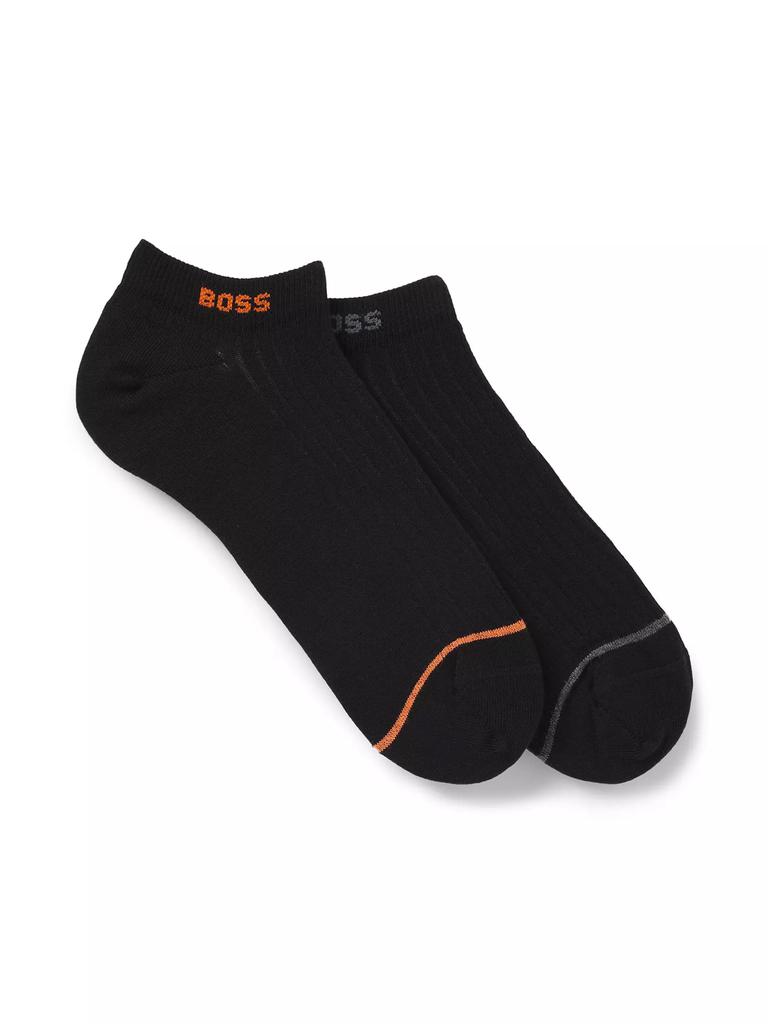 Hugo Boss Two-Pack of Ankle Socks in a Cotton Blend