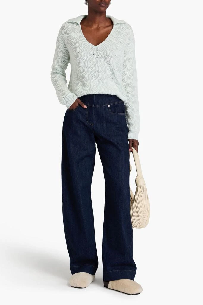 Naadam Cable-knit wool and cashmere-blend sweater 2
