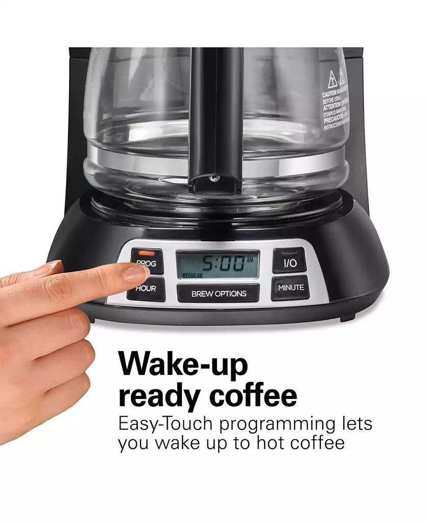 Hamilton Beach Programmable 12 Cup Coffee Maker - 49630G 2