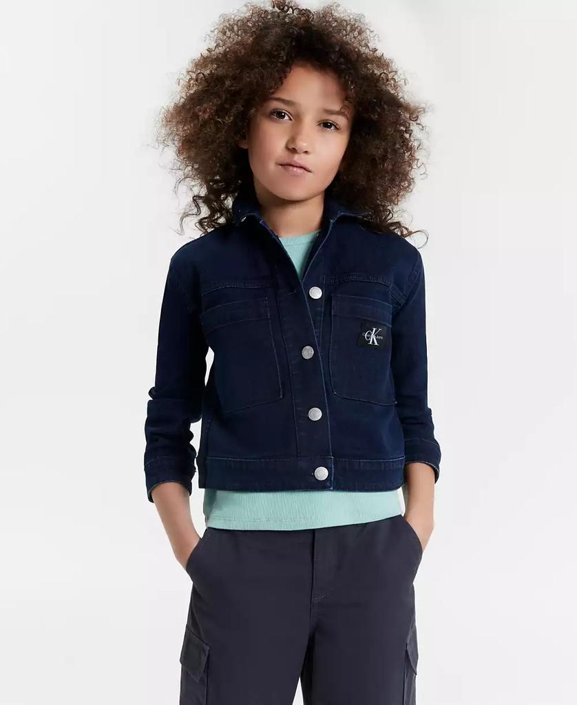 Calvin Klein Big Girls Serenity Denim Jacket