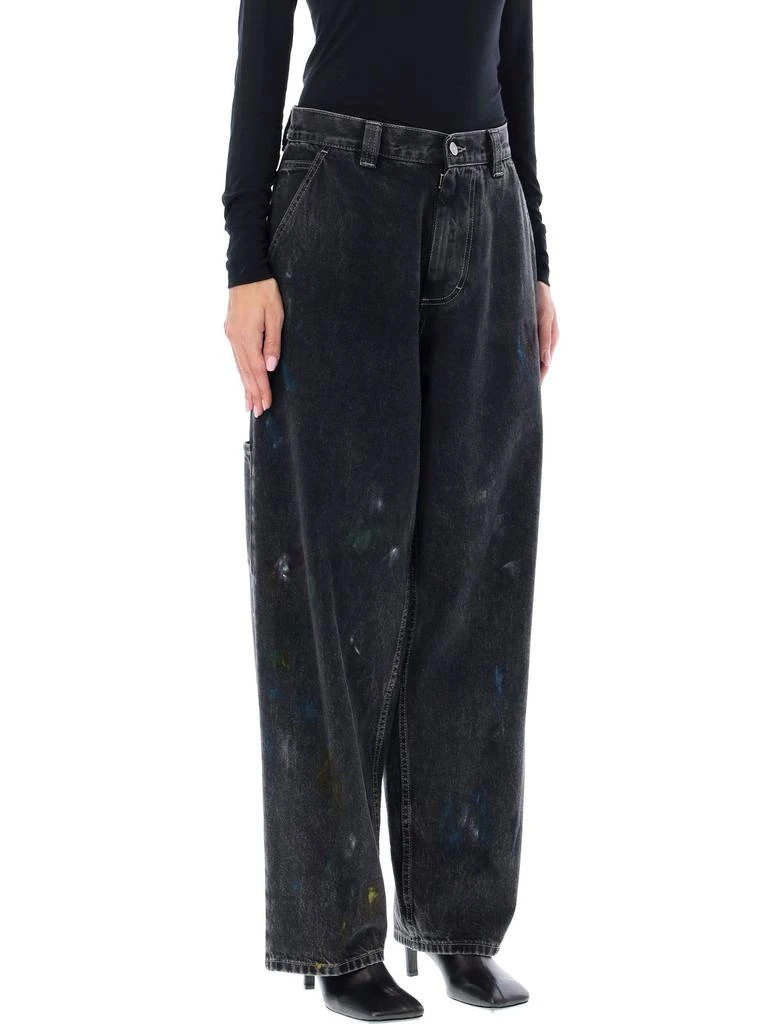 MAISON MARGIELA Maison Margiela Paint-Effect Straight-Leg Jeans 3