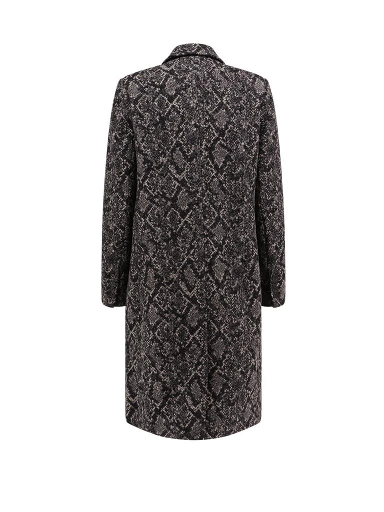 Michael Michael Kors Michael Michael Kors Single Breasted Snake Jacquard Coat 2