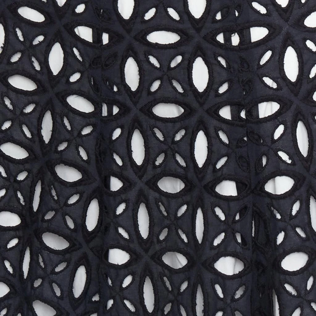 Andrew Gn black white embroidered skirt 2
