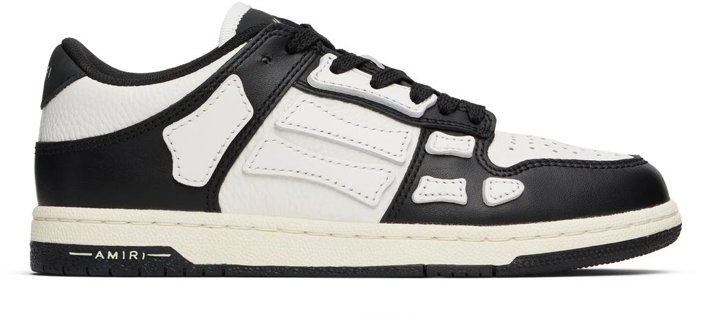 AMIRI Kids Black & White Skel Top Low Sneakers 1