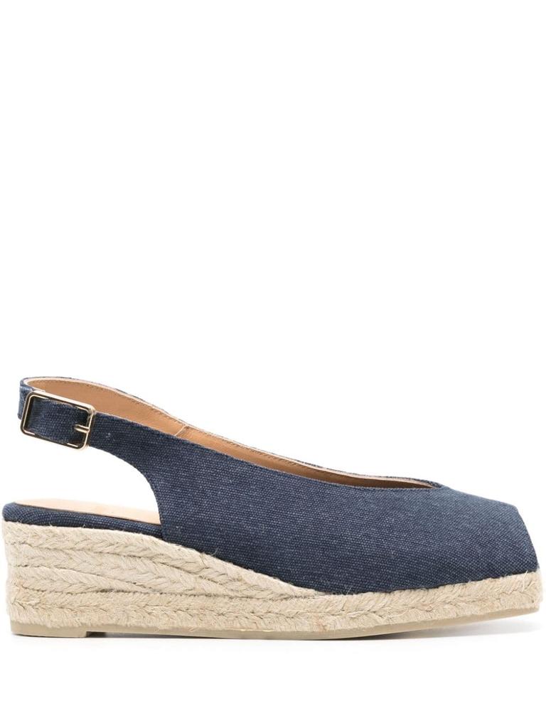 CASTAÑER DOSALIA CANVAS WEDGE ESPADRILLES