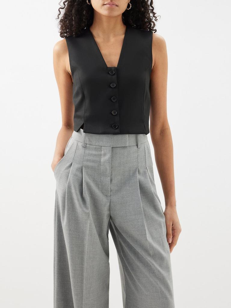 By Malene Birger Bettas recycled-blend twill waistcoat