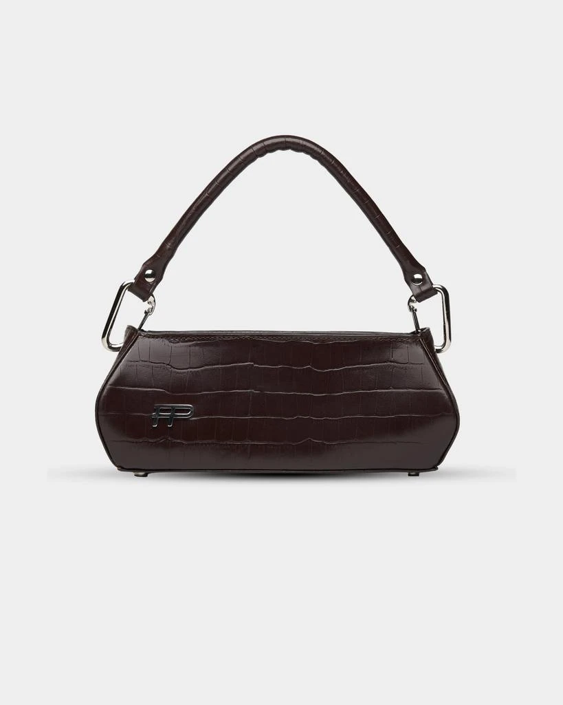 Trend Maven Women's Handheld Croc Brown 1